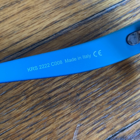 Kurt Cobain Blue Round Sunglasses KARIAN by francosordelli Made In Italy - Picture 6 of 8